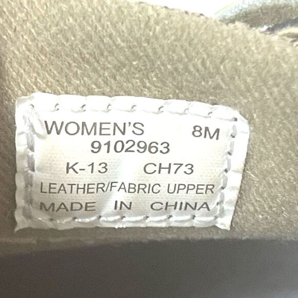 Sperry Top-Sider Black/Brown Leather Women's 8 M Loafer Glitter Bow Slip On Flat - Picture 10 of 11